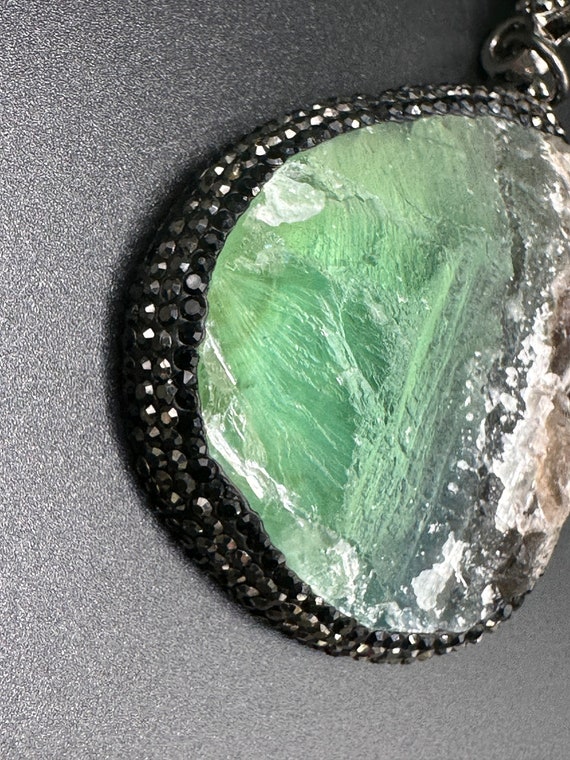 Love affect, statement, necklace, with removable … - image 8