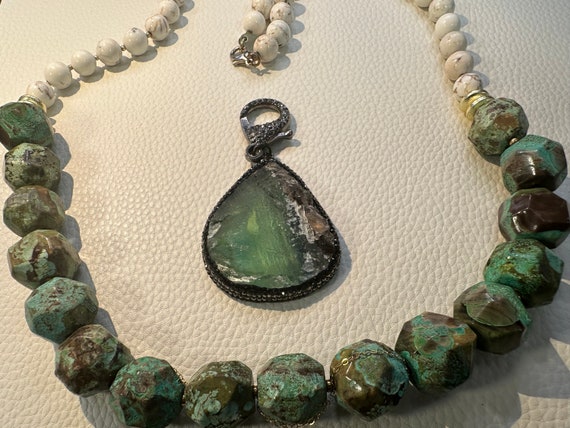 Love affect, statement, necklace, with removable … - image 5