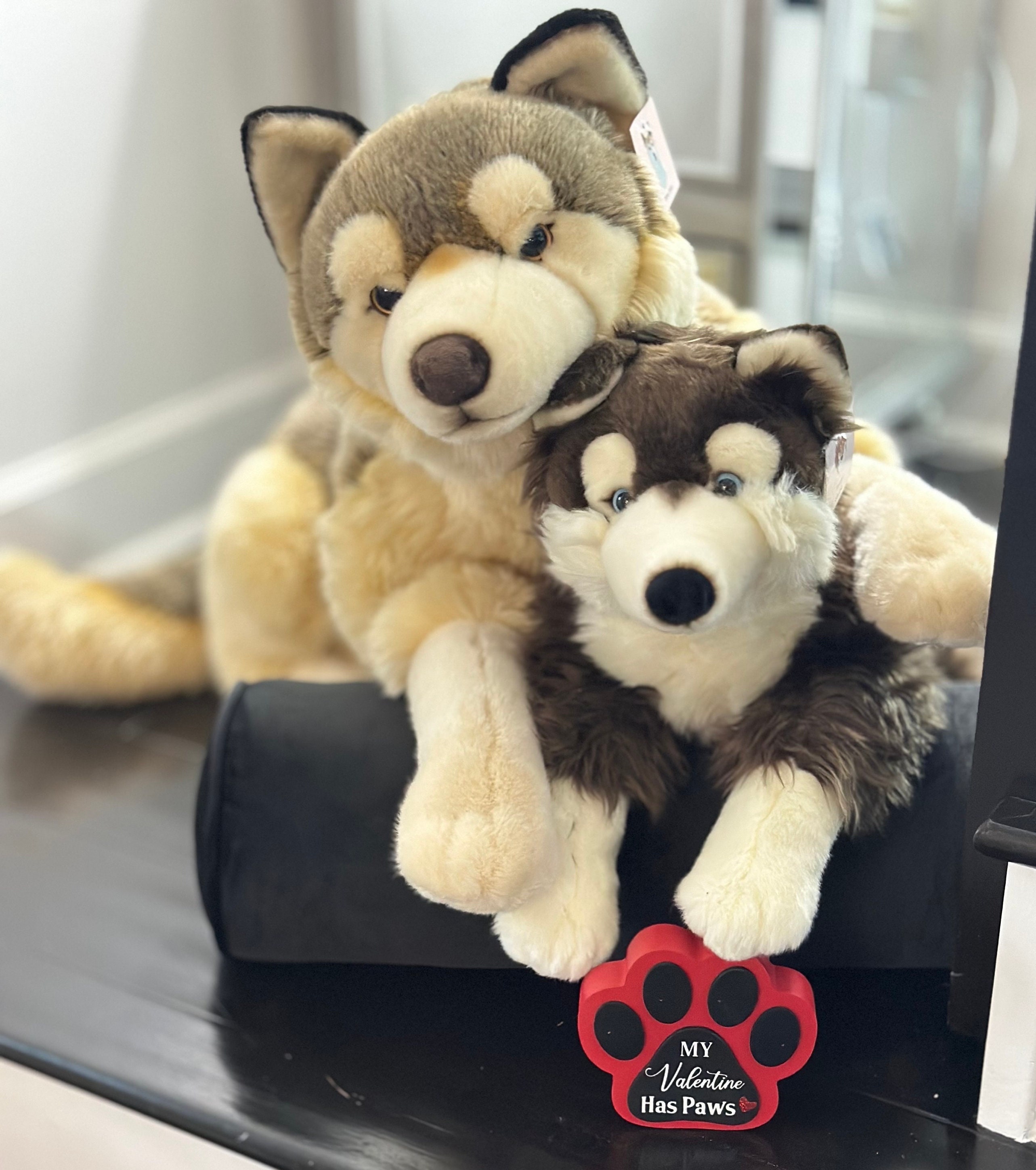 Red husky plush online