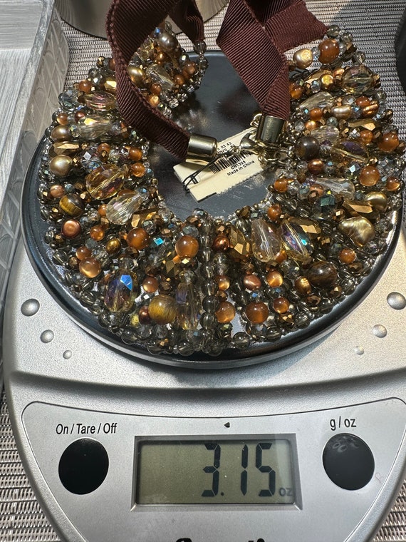 Talbots multicolor Fall choker statement necklace… - image 7