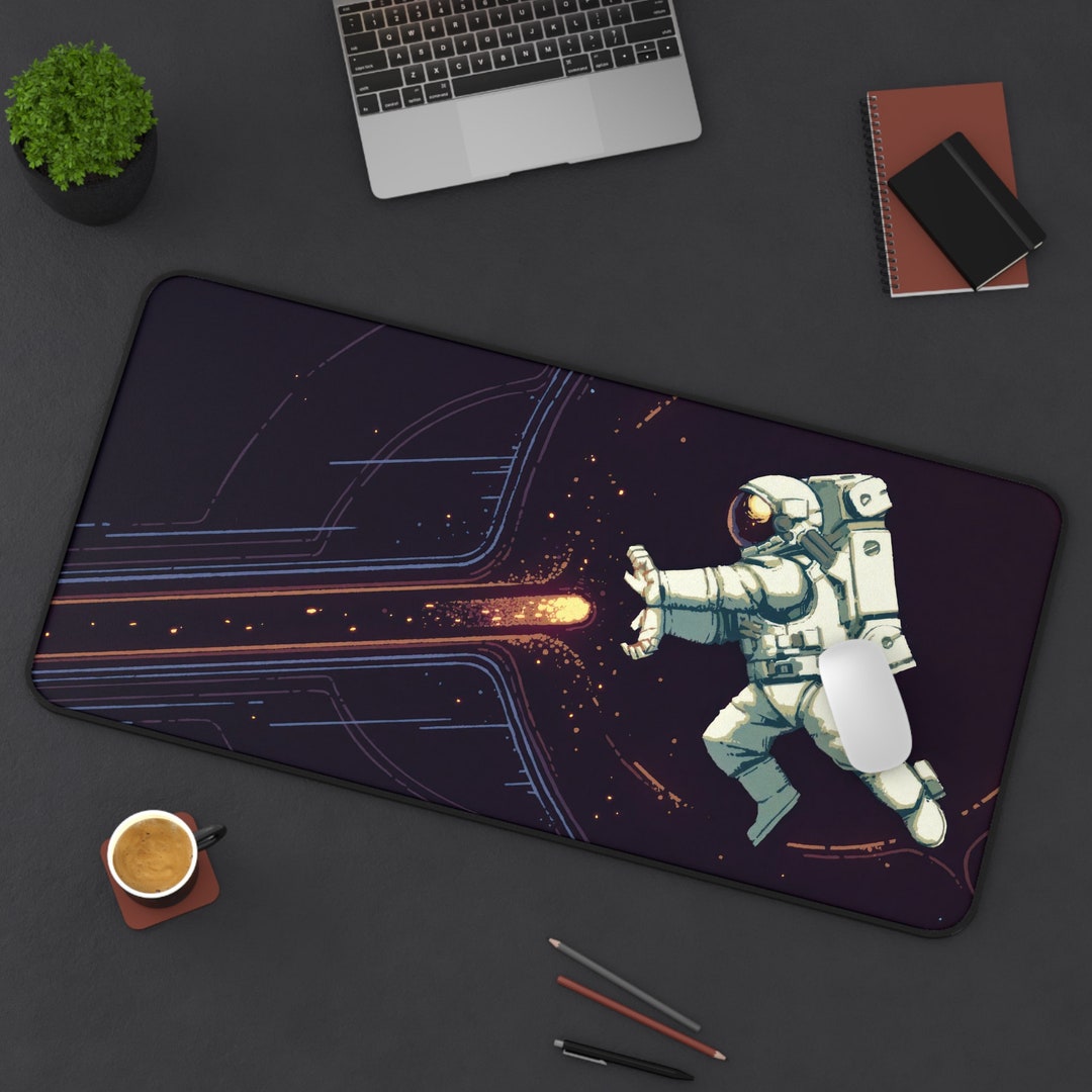 Astronaut Kamehameha Desk Mat Gaming Desk Mat Gaming Mouse - Etsy
