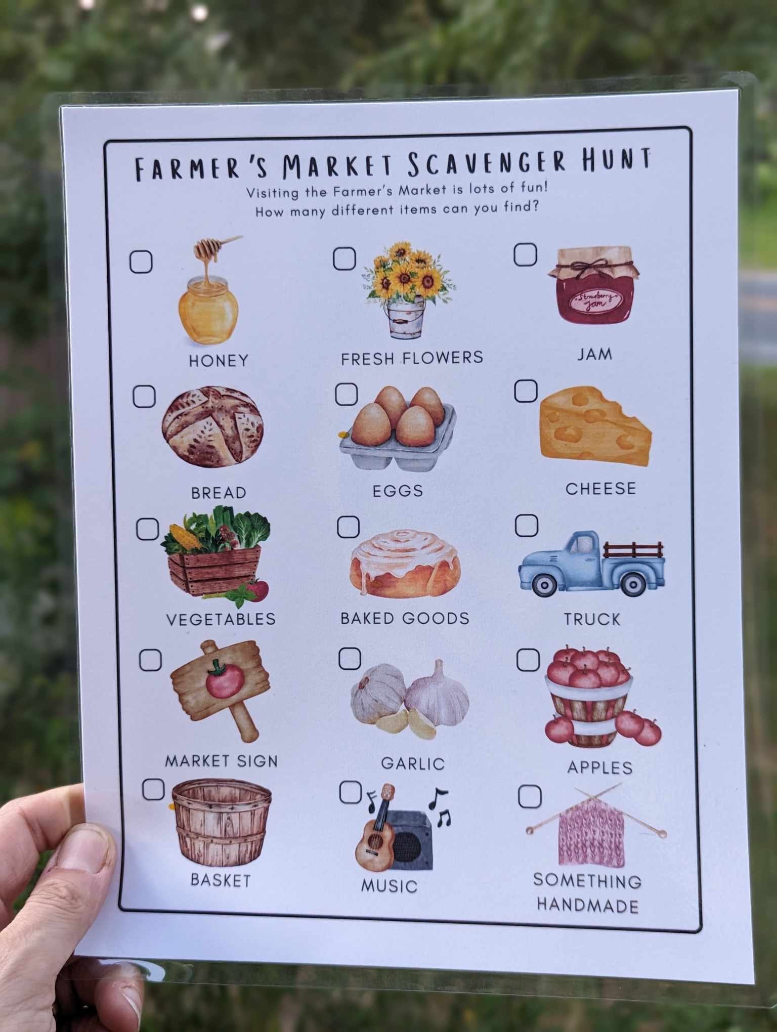 Farmers Market Scavenger Hunt for Kids, Outdoor Activity/unit Study/creative Learning, Home School, Forest Schools, Montessori and Preschool - Etsy farmers-market-scavenger-hunt-for-kids-outdoor-activity-unit-study-creative-learning-home-school-forest-schools-montessori-and-preschool-etsy