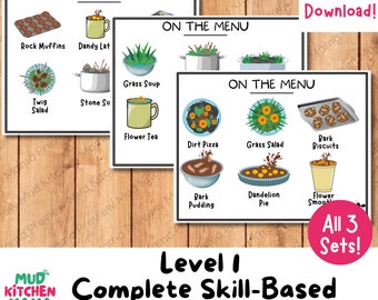 Complete Beginner Mud Kitchen Recipe Collection, Learning Resource, Outdoor Forest School, Montessori, Homeschool, Preschool, Pretend Play