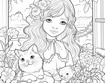 Coloring Page Snow Princess – A Creative Medley