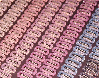 Luxury Velvet Series Pet Hair Comb Clips with Swarovski Crystals