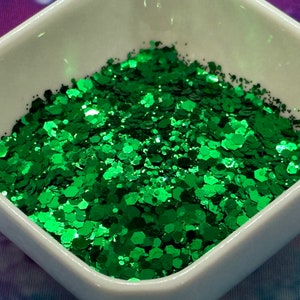 Taurus Green Chunky Mix Glitter