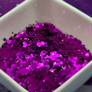 Pollux Purple Chunky Mix Glitter