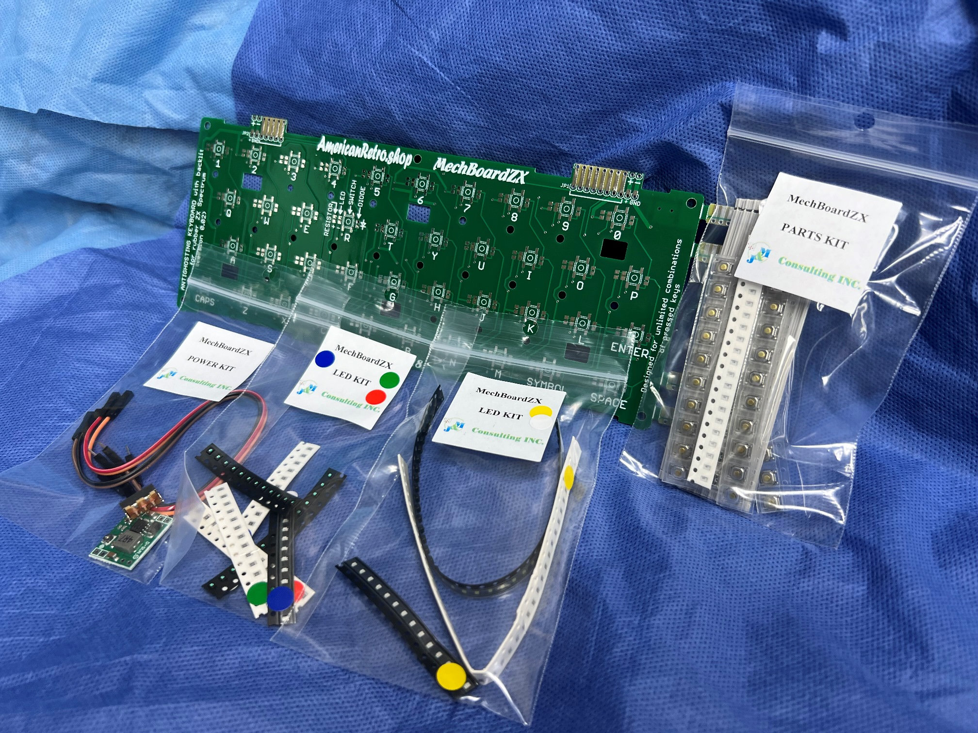 MechBoardZX LED - Sinclair ZX Spectrum 16K/48K メカニカル