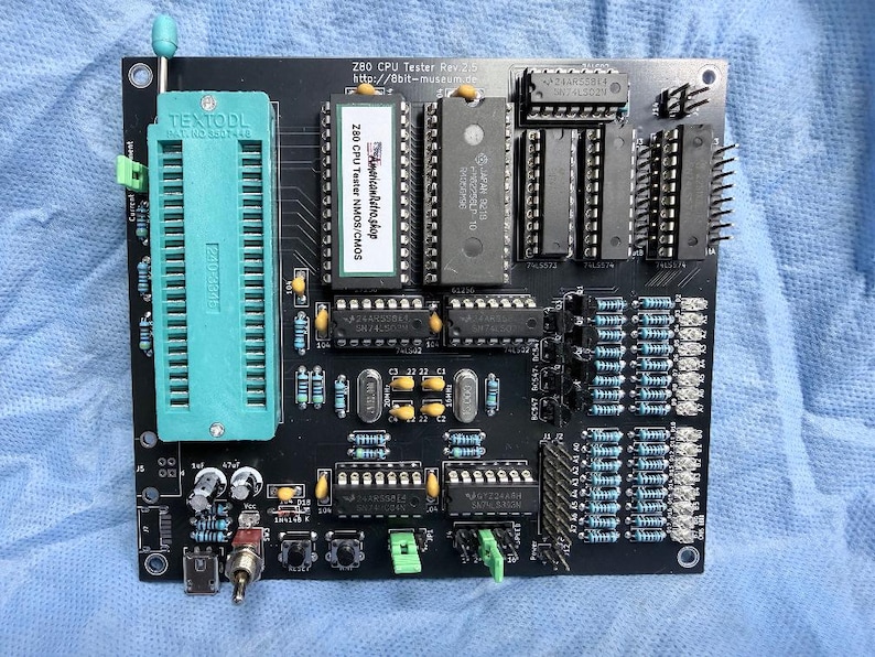 Z80 CPU NMOS / CMOS Tester - Assembled Version - Etsy