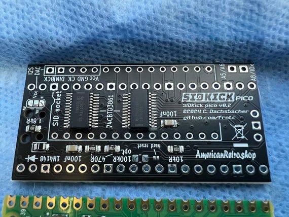 Sidkick Pico PWM Commodore 64 and 128 (C64 / C128) MOS SID 6581