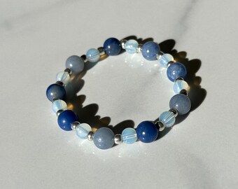 Blue Aventurine elastic bracelet