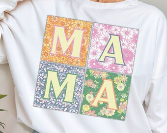 Retro Boho Mama PNG I Boho Mama Sublimatie I Mama PNG Design Download I Moederdag PNG I Mama Sublimatie Png I Boho Designs voor Mama I