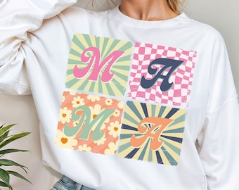 Retro boho mama png I boho mama sublimatie png I Groovy Mama I Moederdag png I boho mama sublimatie png I Boho Designs For Mama I