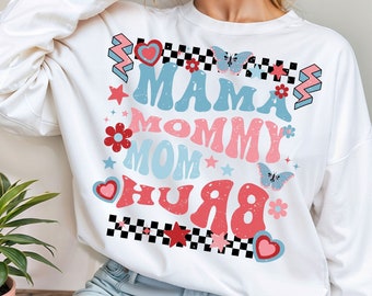 Mama Mommy Mom Bruh PNG I Mom Life PNG I Mama Retro Flower PNG I Mama Png I Mother's Day Png I Groovy Mama Png I Mom Shirt Png I Mom Png I