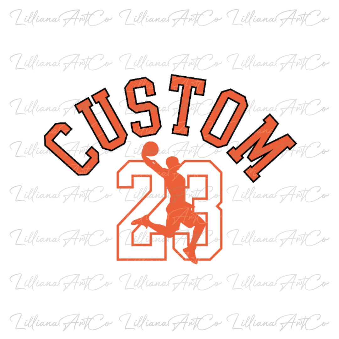 Basketball Number Custom Design SVG Basketball SVG Files - Etsy
