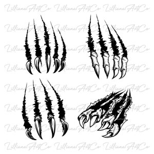Claw SVG Bundle I Claw PNG Bundle I Claw Clipart I Claw Marks Svg I Scratch Svg I Claw Marks SVG I Sublimation I Scratches Clip Art I