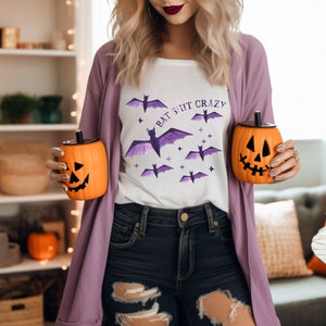 Bat Shit Crazy PNG I Halloween Bat PNG I Bat PNG I Halloween Png I Halloween Sublimation Designs Download I Horror Bat Png I Funny Halloween image 8
