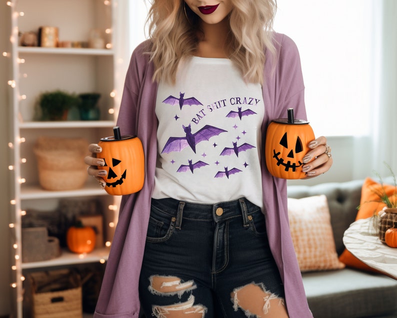 Bat Shit Crazy PNG I Halloween Bat PNG I Bat PNG I Halloween Png I Halloween Sublimation Designs Download I Horror Bat Png I Funny Halloween image 8