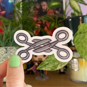 Wlw/Lesbian Scissors vinyl sticker