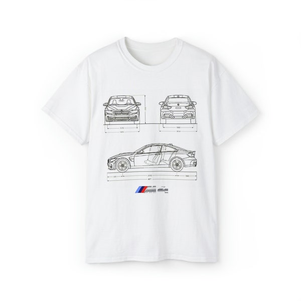 Bmw M4 Cotton T Shirt - Etsy
