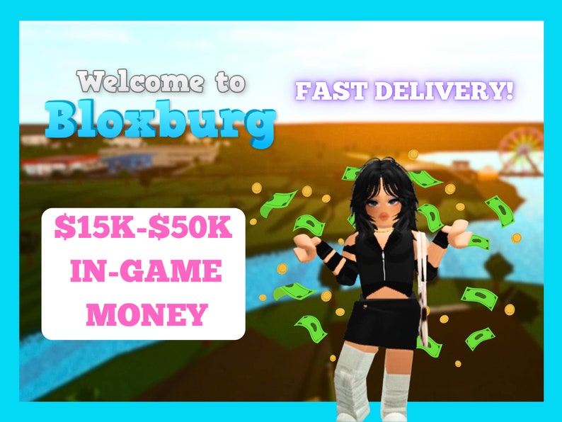 to Bloxburg 15k to 50k Ingame Money/cash Fast Delivery Get Money for Better Builds Etsy