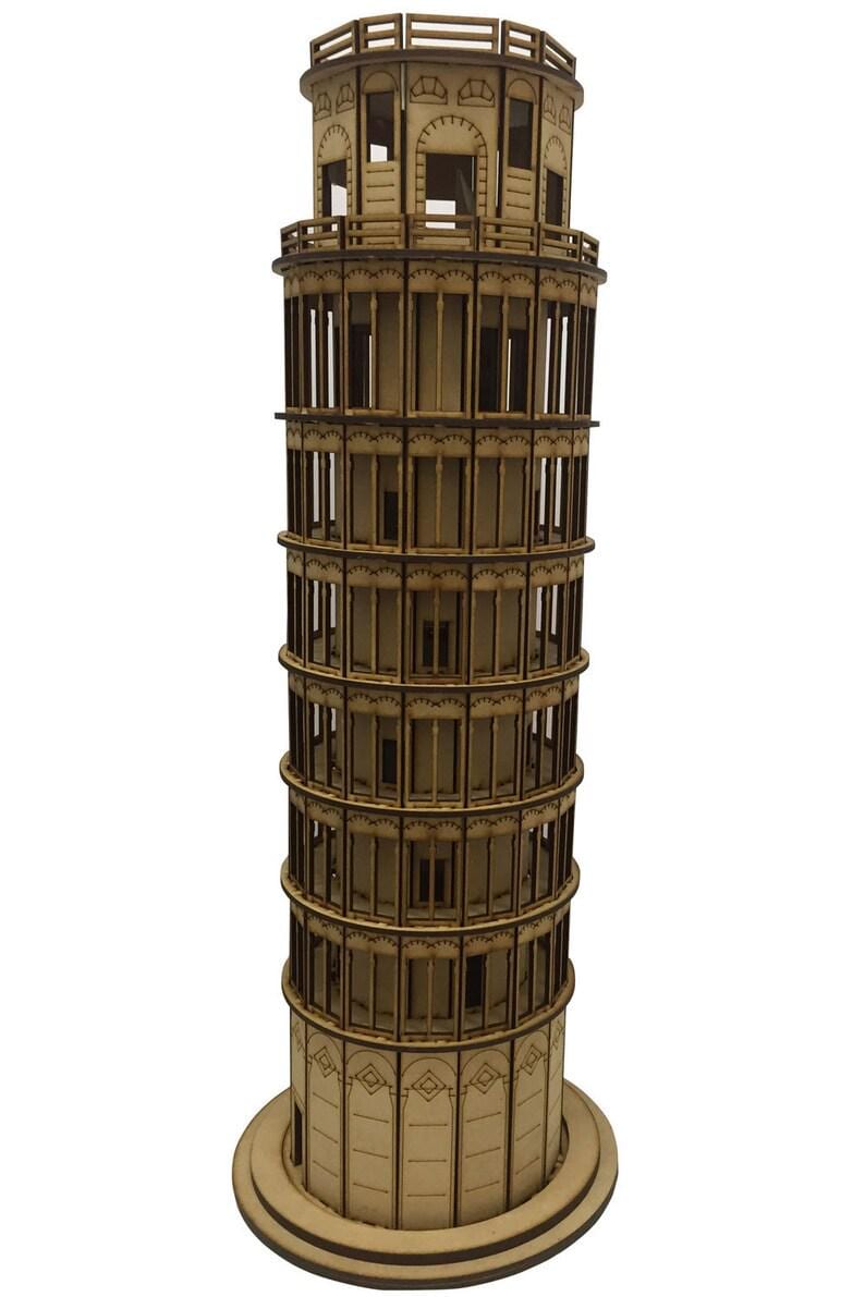 Modellino Torre Di Pisa In Metallo - 15 Cm, Souvenir E Decorazione Per Casa - Foto 6