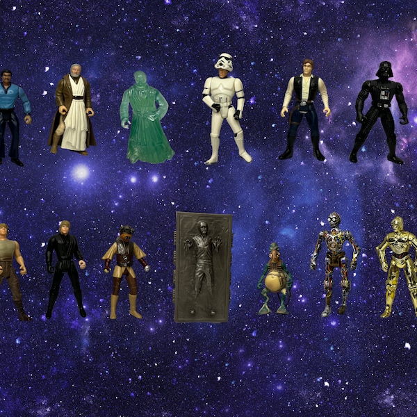 Star Wars | Vintage Action Figure Toys | The Empire Strikes Back | A New Hope | Return of the Jedi | 1990s | Unique Gift