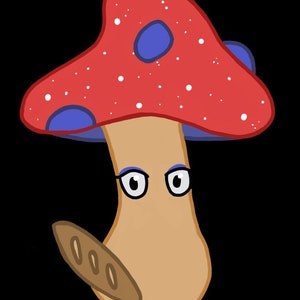 Hongo personalizado PNG sin fondo