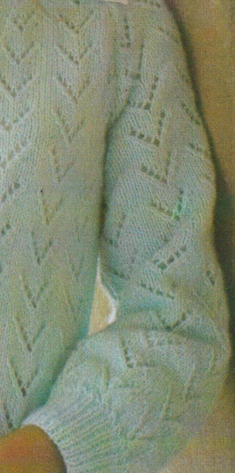 Ladies Lacy Cardigan Knitting Pattern DK / 8 Ply Yarn Vneck Womens