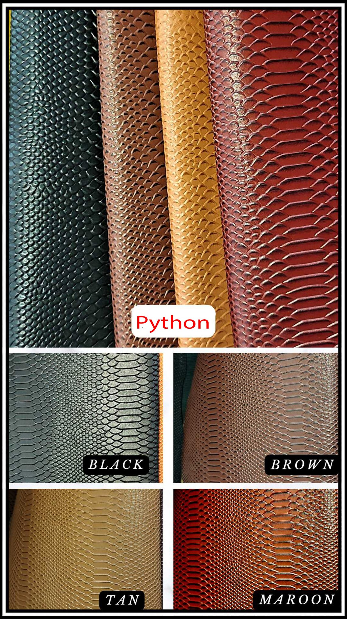 Handmade Men's Black Python Leather Boots FASHION - Etsy