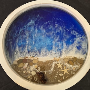 Scène de plage Lazy Susan