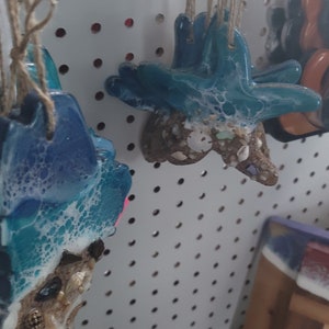 Resin Starfish Magnet or Ornament