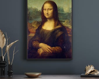 Mona Lisa Canvas Print: Leonardo da Vinci Renaissance Art