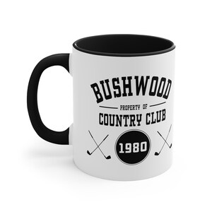 Classic BushWood Country Club Accent Coffee Mug, 11oz