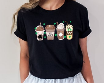 Patrick's Day Coffee Shirt, St Patrick's Day Shirt, Coffee Cup Shirt, Coffee Drink Shirt, Coffee Lover Shirt, Irish Shirt, St Patrick's Day