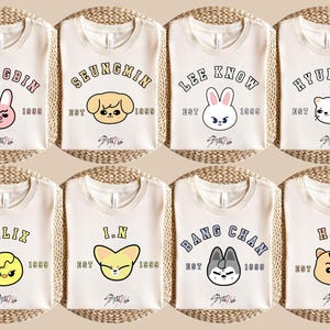 Skzoo Stray Kids Shirt, Cute Stray Kids Members Shirt, Stray Kids Shirt, Stray Kids Group Shirt, Music Lover Shirt, Stray Kids Maniac Tour