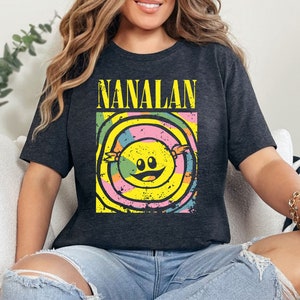 Vintage Nanalan Meme T-Shirt: Retro Cartoon Clothing