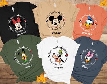 Custom Disney Family Vacation Shirt, Disneyland Shirt, Birthday Girl Disney, Disney Vacation Shirt, Disneyworld, 2024 Disney Custom Shirt