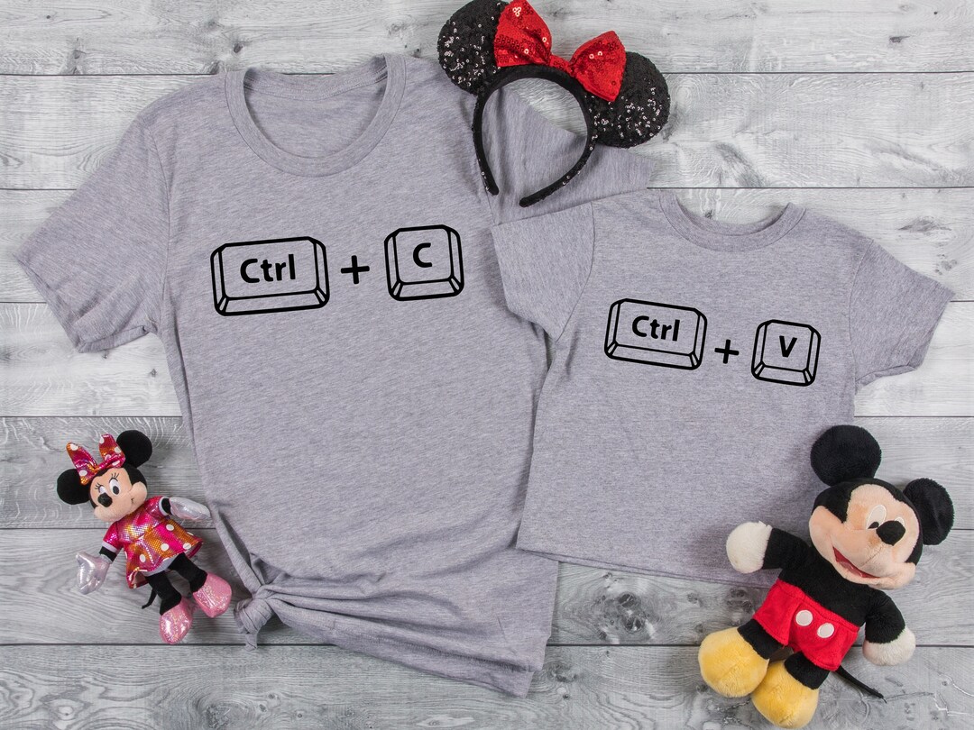 Copy Paste Shirt and Sweatshirt, Ctrl C Shirt, Ctrl V Shirt, Family ...