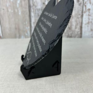 Holder slate heart, FILE for creating a stand/holder for 20 cm slate heart, heart NOT part of the purchase