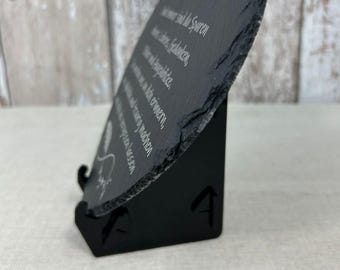 Holder slate heart, FILE for creating a stand/holder for 20 cm slate heart, heart NOT part of the purchase