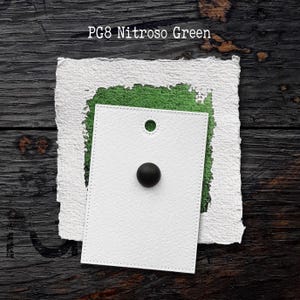 PG8 nitrosogroen - handgemaakte aquarelverf van kunstenaarskwaliteit op stippenkaart