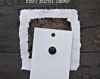 Burnt Umber - Handmade Watercolour Paint Of Artist Quality On Dot Card