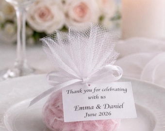 Handgemachte Blumenseifen Gastgeschenke für die Brautparty (10er-Set)