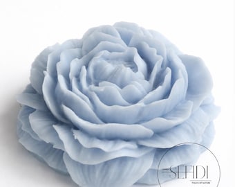 Benutzerdefinierte Pfingstrose Hochzeit Gunst Seife | Handgefertigtes florales Gastgeschenk