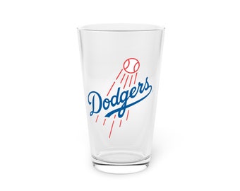 Los Angeles Dodgers Pint Glass Dodgers Pint Glass Los Angeles Glass Dodgers Beer Glass Dodgers Pint Glass Dodgers Cup LAD Glass LA Dodgers