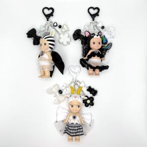 Sonny Angel Animal Serie Schlüsselanhänger | Sonny Engel Outfit | Feenflügel | Y2K Schlüsselanhänger