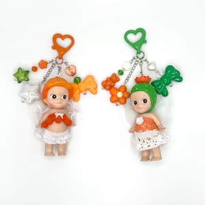 Sonny Angel Flower Series Keychains | Sonny Angel Outfit | Fairy wings | Y2K keychains