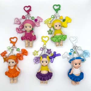 Sonny Angel Flower Series Keychains | Sonny Angel Outfit | Fairy wings | Y2K keychains