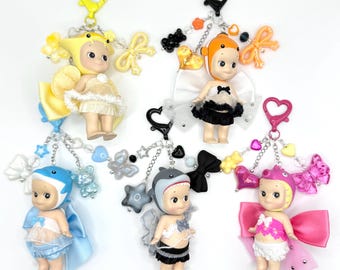 Sonny Angel Marine Animals Keychains | Sonny Angel Outfit | Fairy wings | Y2K keychains